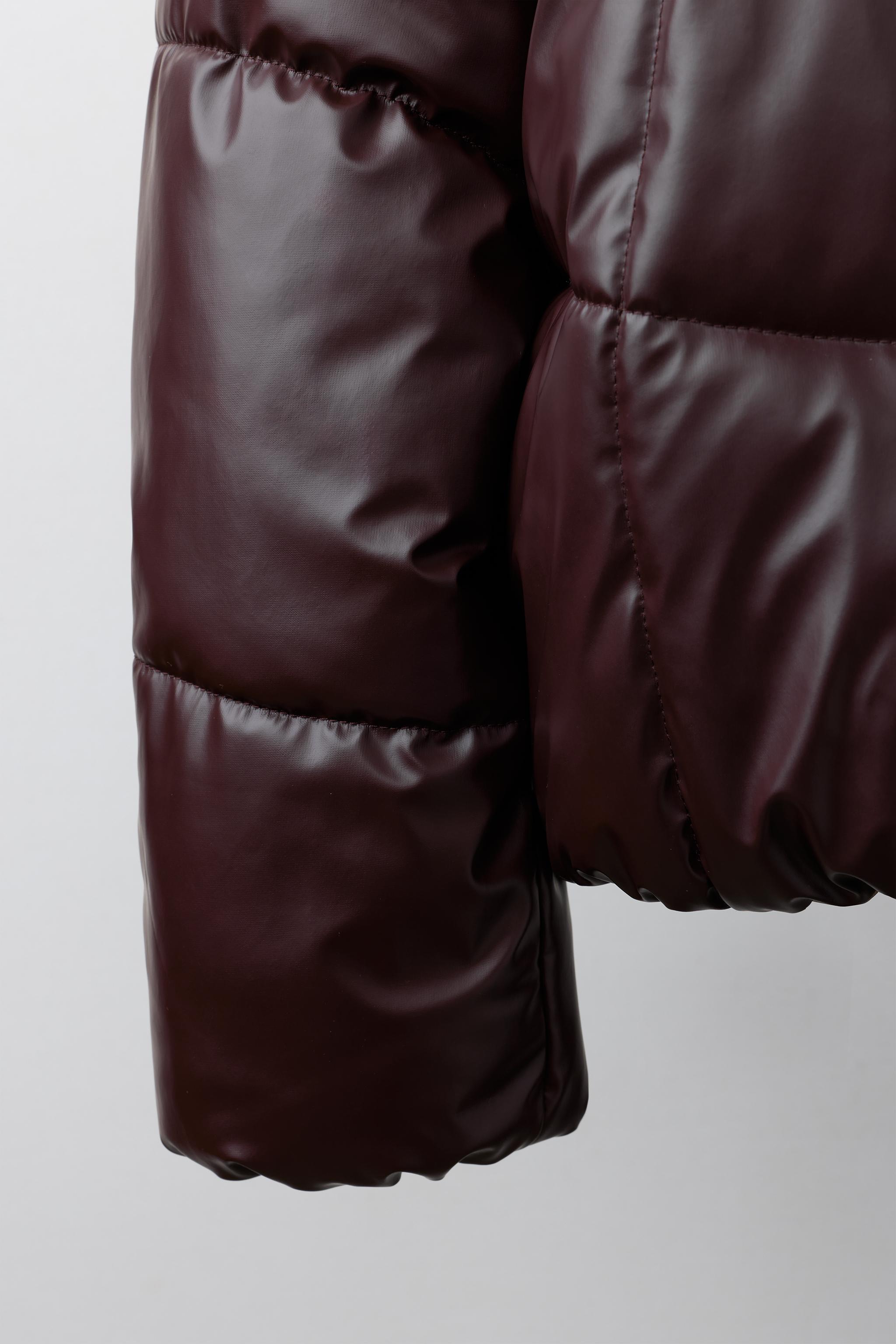WATER-REPELLENT QUILTED SHINY JACKET